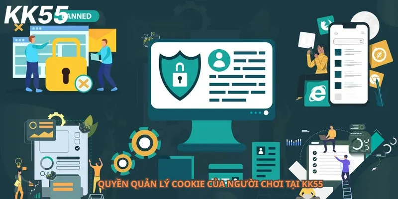 Quyền quản lý cookie của người chơi tại kk55