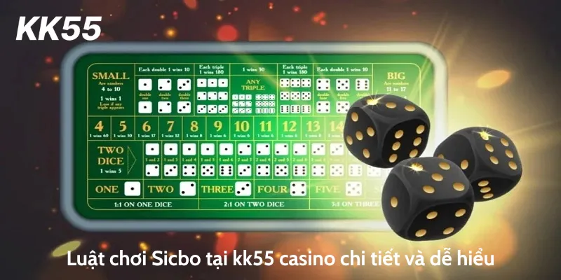Luật chơi Sicbo tại kk55 casino chi tiết và dễ hiểu